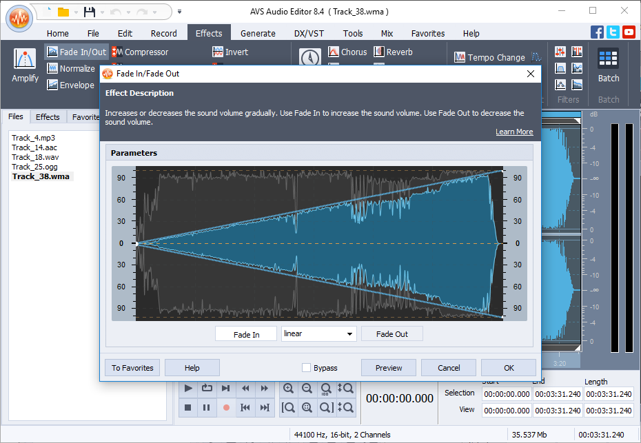 AVS Audio Editor 10.4.2.571 download the new version for mac