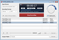 AVS Audio Recorder. Click to see the full-size image.