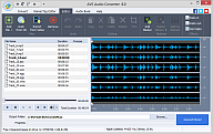 AVS Audio Converter。クリックすると、フルサイズのイメージが表示されます。